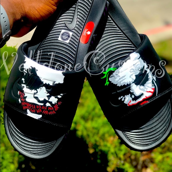 Nike Other - Custom joker slides